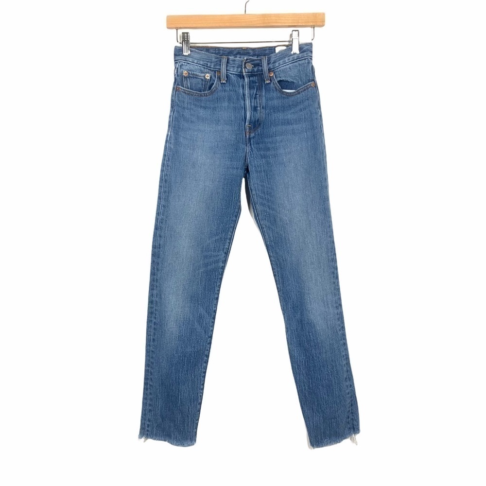 Levi's White Oak Cone Denim Jeans Sz 24 Button Fly